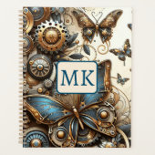 Steampunk vlinders Planner (Voorkant)