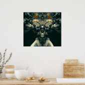 Steampunk Voodoo Priestess Poster (Keuken)