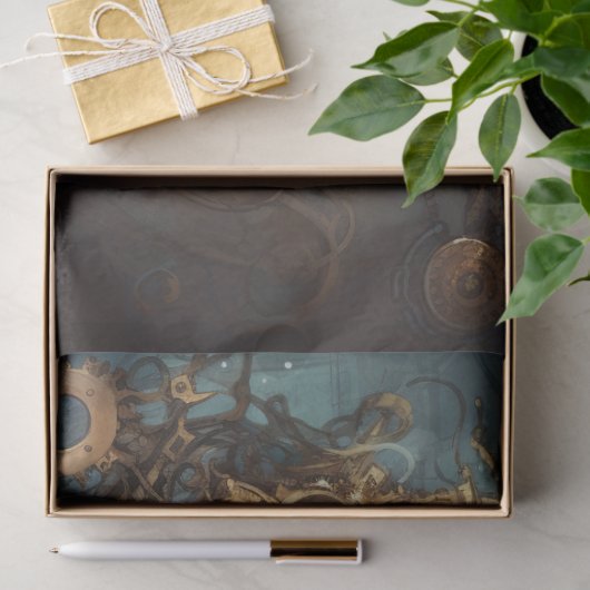 Steampunk Vrouw 3 Decoupage Papier (Geschenk)