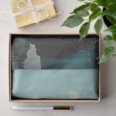  Steampunk Vrouw Alligator Decoupage Tissuepapier (Geschenk)