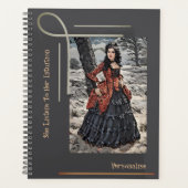  Steampunk Vrouw Intuïtie Quote Journal Planner (Voorkant)
