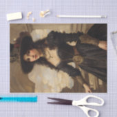 Steampunk Vrouw Portret Kunst Tissuepapier (Craft)