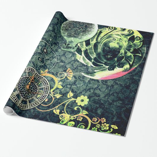  Steampunk Wallpaper Cadeaupapier (Uitgerold)
