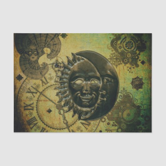  Steampunk Wallpaper Tissuepapier (Voorkant)