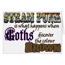Steampunk: wanneer Gothics Brown ontdekken