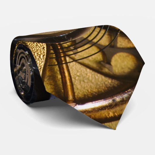 Steampunk Watch Mechanism Stropdas (Opgerold)