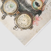 Steampunk Waterverf Aziatisch Meisje BH9 Decoupage Tissuepapier (Detail)