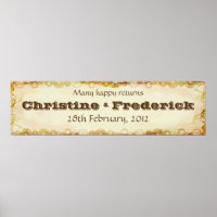 Steampunk Wedding, decoratieve horizontale banner