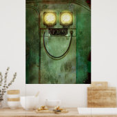 Steampunk - wees blij poster (Keuken)