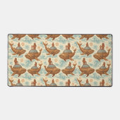 Steampunk Whale Sub Voyage Bureaumat (Voorkant)