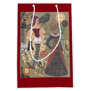 Steampunk Whimsy Paper Doll Art van Alina Kolluri Medium Cadeauzakje