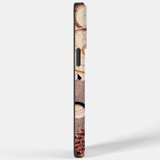 Steampunk Wielen, tandwielen, sleutels, oude steen Case-Mate iPhone Case (Achterkant / Rechts)