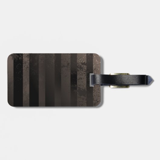 Steampunk-wijzerplaten met dragonfly bagagelabel (Achterkant horizontaal)