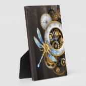 Steampunk-wijzerplaten met dragonfly fotoplaat (Zijkant)