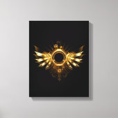 Steampunk wings canvas afdruk (Voorkant)