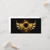 Steampunk wings kaart (Voorkant / Achterkant in situ)