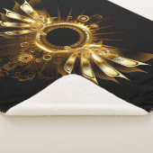 Steampunk wings sherpa deken (3/4)