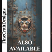 Steampunk Witte Muis & Rode Hart BQ2 Decoupage Tissuepapier