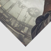 Steampunk Woman Decoupage vé3 Tissuepapier (Detail)