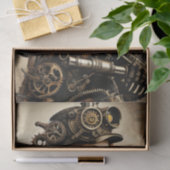 Steampunk woman Ready or not v2 Tissuepapier (Geschenk)