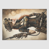 Steampunk woman Ready or not v2 Tissuepapier (Voorkant)