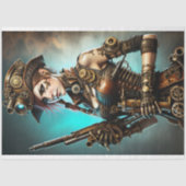 Steampunk woman Ready or not v7.1 Tissuepapier (Voorkant)