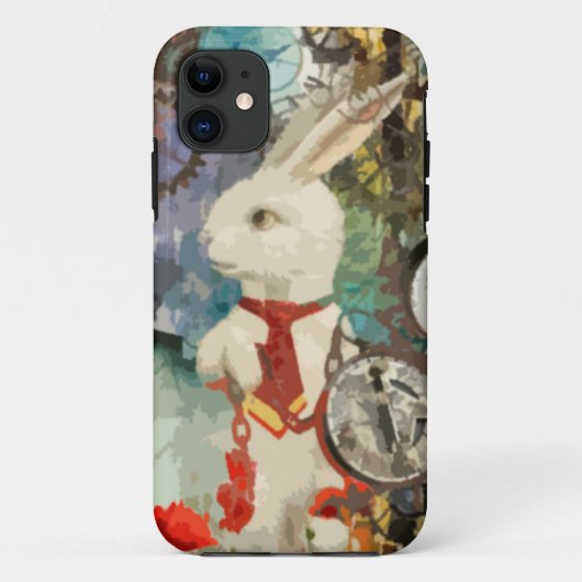 Steampunk Wonderland White Rabbit Case-Mate iPhone Case (Achterkant)