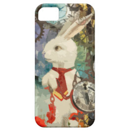 Steampunk Wonderland White Rabbit iPhone 11 Hoesje