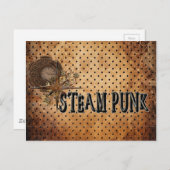 Steampunk Word Collage Briefkaart (Voorkant / Achterkant)