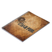 Steampunk Word Collage Notitieboek (Linkerzijde)