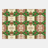 Steampunk Wrapping Paper Flat Sheet Set van 3 (Voorkant 2)