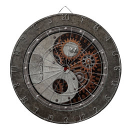 Steampunk Yin Yang Dartbord
