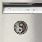 Steampunk Yin Yang Magneet (Insitu (Vaatwasser))