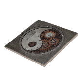 Steampunk Yin Yang Tegeltje (Zijkant)