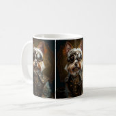 Steampunk Yorkie Coffee Mug (Devant gauche)