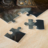 Steampunk Yorkie Puzzle (Côté)