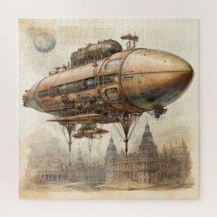 Steampunk Zeppelin (12) Legpuzzel