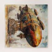  Steampunk Zeppelin (1) Legpuzzel (Horizontaal)