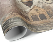 Steampunk Zeppelin (2) Cadeaupapier (Rol Hoek)