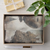 Steampunk Zeppelin (2) Tissuepapier (Geschenk)