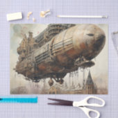 Steampunk Zeppelin (2) Tissuepapier (Craft)