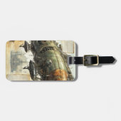  Steampunk Zeppelin (8) Bagagelabel (Voorkant horizontaal)