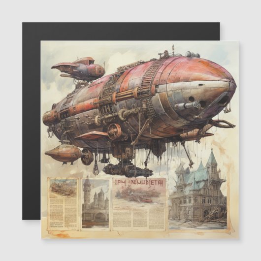  Steampunk Zeppelin (9) (Voorkant / Achterkant)