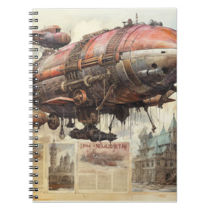 Steampunk Zeppelin (9) Notitieboek