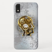 Steampunkhoofd met manometer Case-Mate iPhone case (Achterkant)