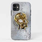 Steampunkhoofd met manometer Case-Mate iPhone case (Achterkant)