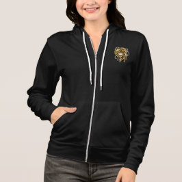 Steampunkhoofd met manometer hoodie