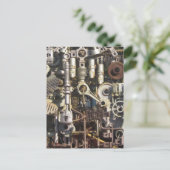 Steampunkmachines Briefkaart (Staand voorkant)