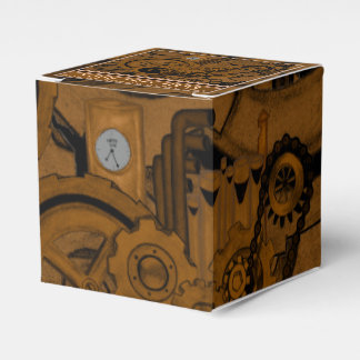 Steampunkmachines (koper) bedankdoosjes