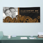 Steampunkmachines (koper) spandoek (Beurs)